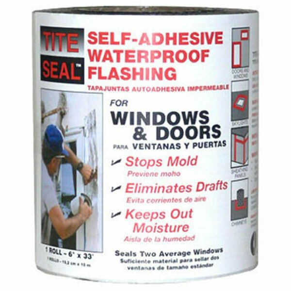 Cofair Products TS633 6 in. x 33 ft. Self-Adhesive Waterproof Flashing For Windows & Doors CO569093